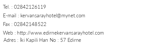 Rstempaa Kervansaray Hotel telefon numaralar, faks, e-mail, posta adresi ve iletiim bilgileri